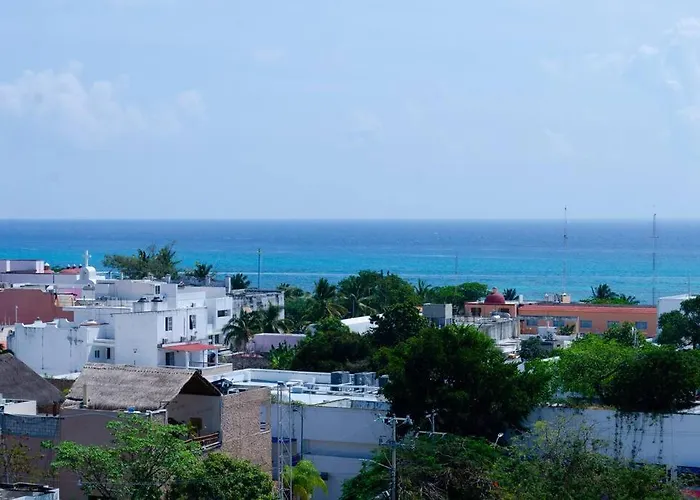 Ocean View Cozy W Gym, Rooftop, Jacuzzi 417 Musa Apartment Playa del Carmen
