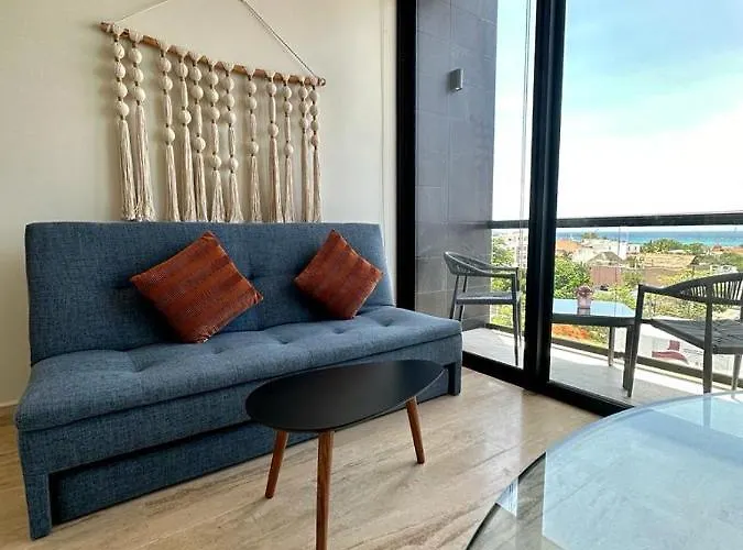 Apartment Ocean View Cozy W Gym, Rooftop, Jacuzzi 417 Musa Playa del Carmen