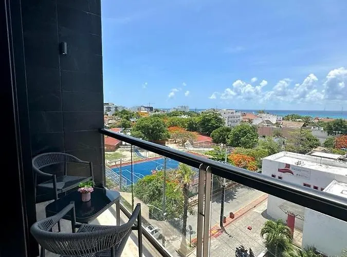 Apartment Ocean View Cozy W Gym, Rooftop, Jacuzzi 417 Musa *